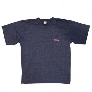 Vintage 90s Doral Cigarettes T Shirt Men’s L Promo Striped Pocket Tee Retro USA